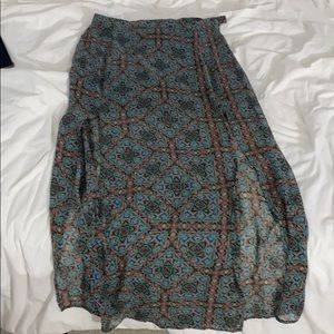 Tribal maxi skirt